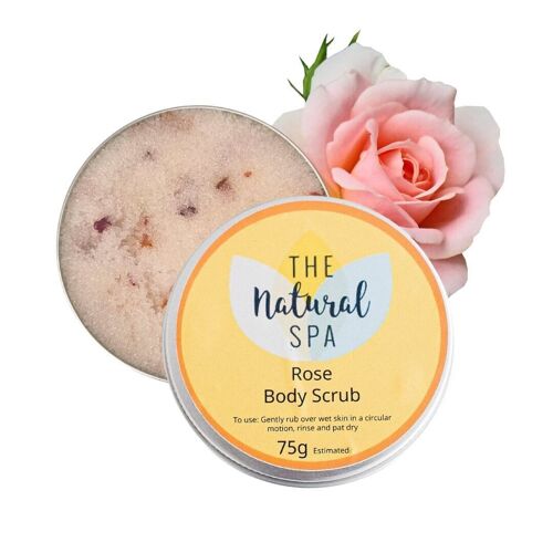 Rose Body Scrub -  All natural 75g