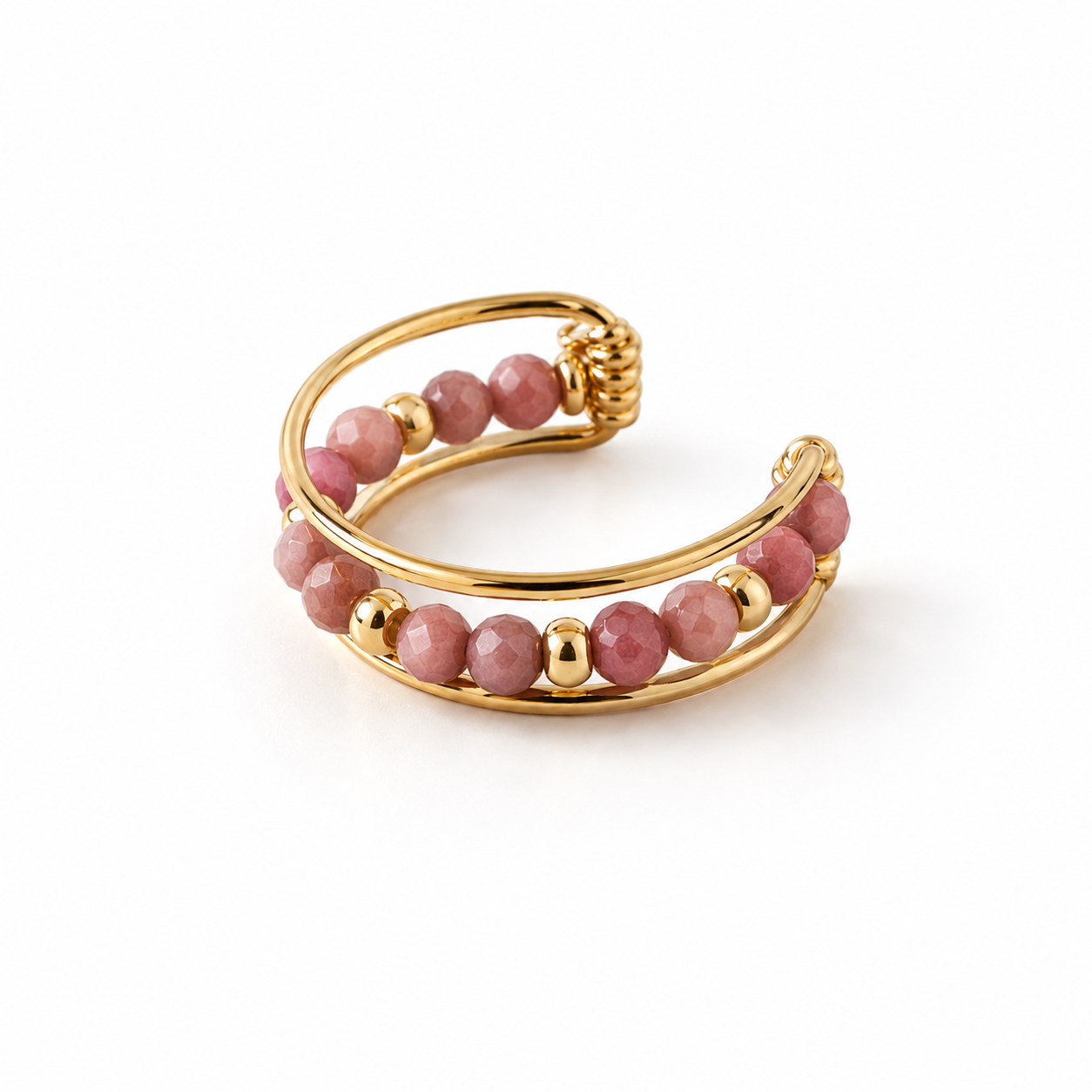 Fake Conch Piercing Rhodonite