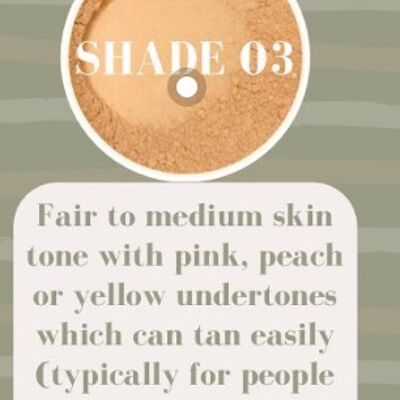 Mineral Foundation - 3 Pot for Life 8g