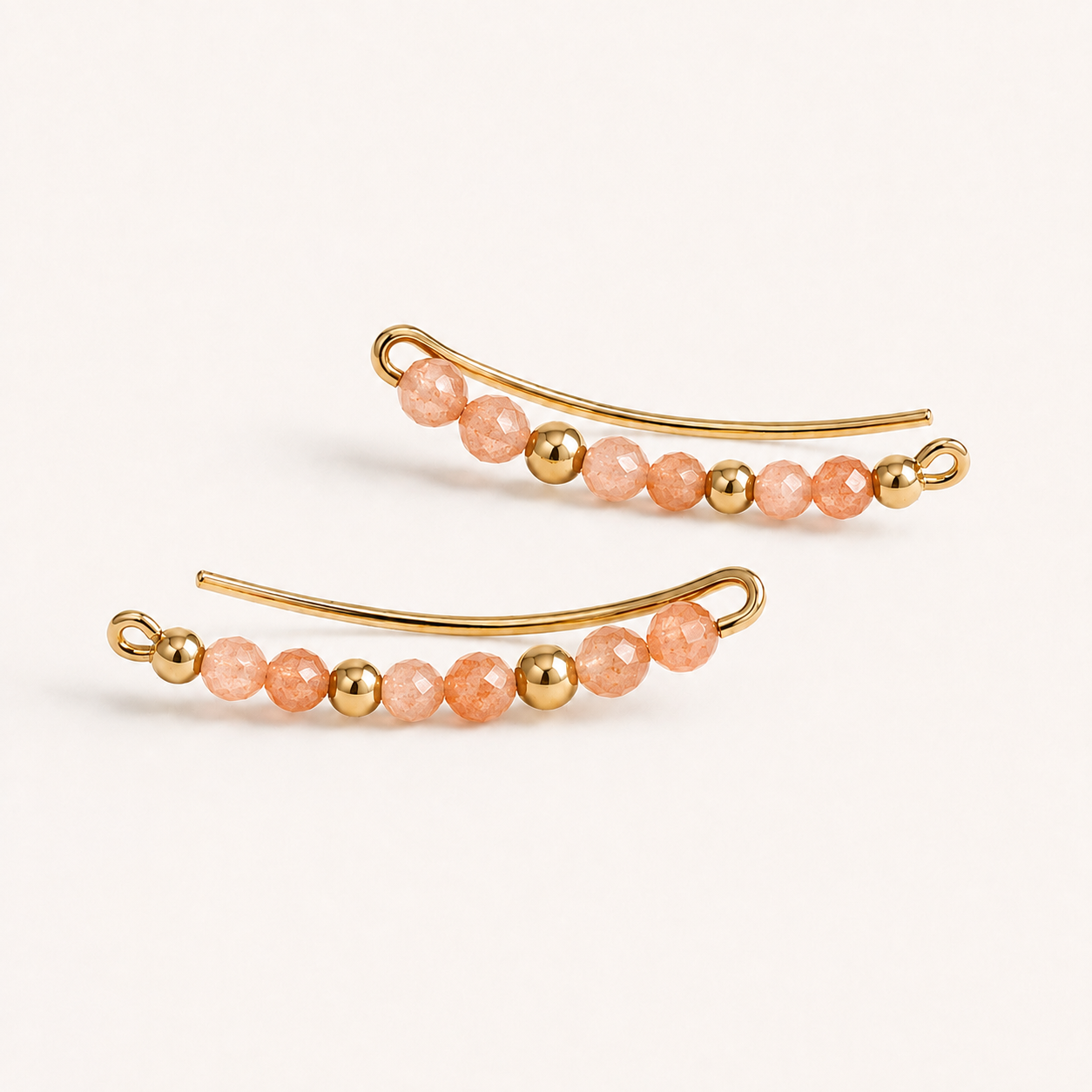 Climbers Sunstone Earrings