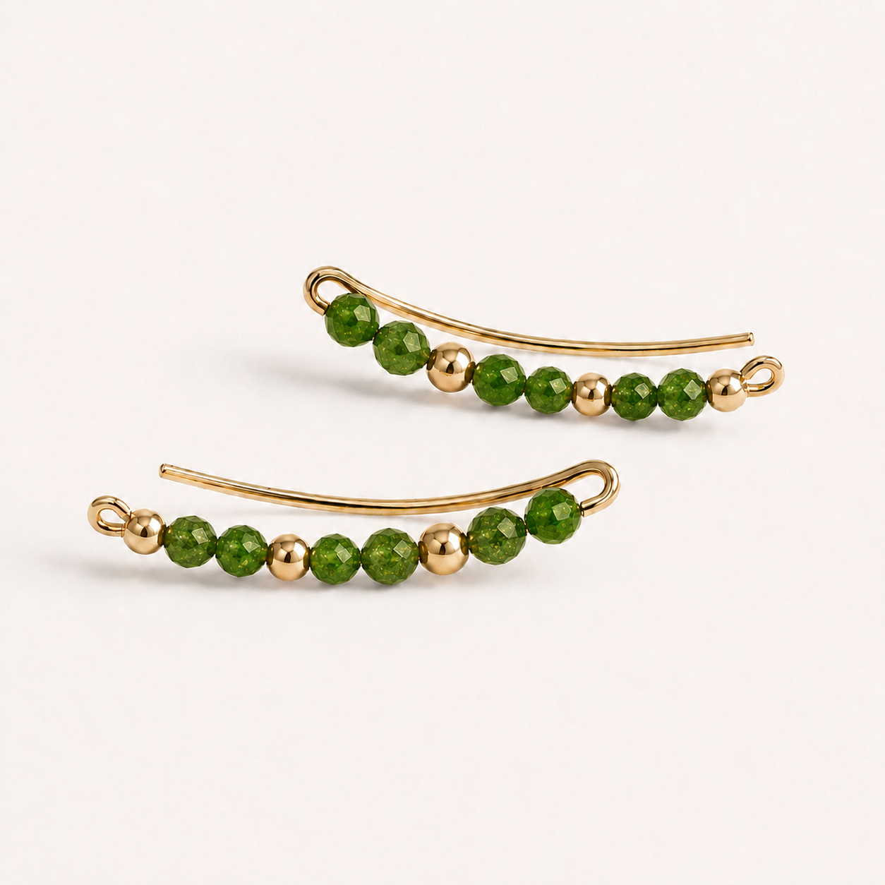 Climbers Diopside Earrings