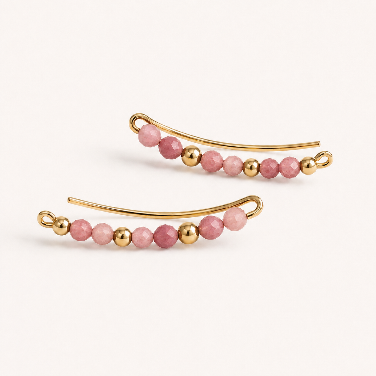 Climbers Rhodonite Earrings