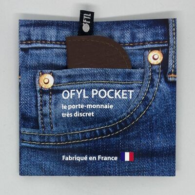 Ofyl Pocket CHOCOLATE purse