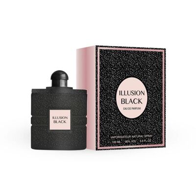 PERFUME 100ML ILLUSION BLACK M8789