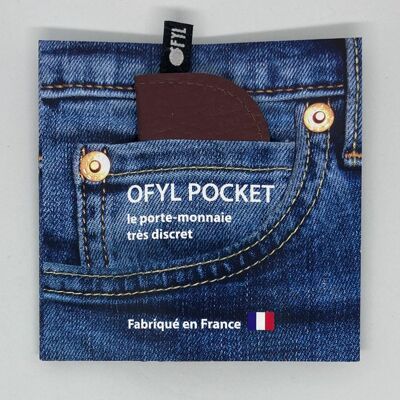 Portamonete Ofyl Pocket BORDEAUX