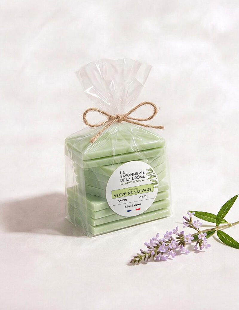 Sheabutterseifen mit Verbenenduft, 17 g – 10er-Packung