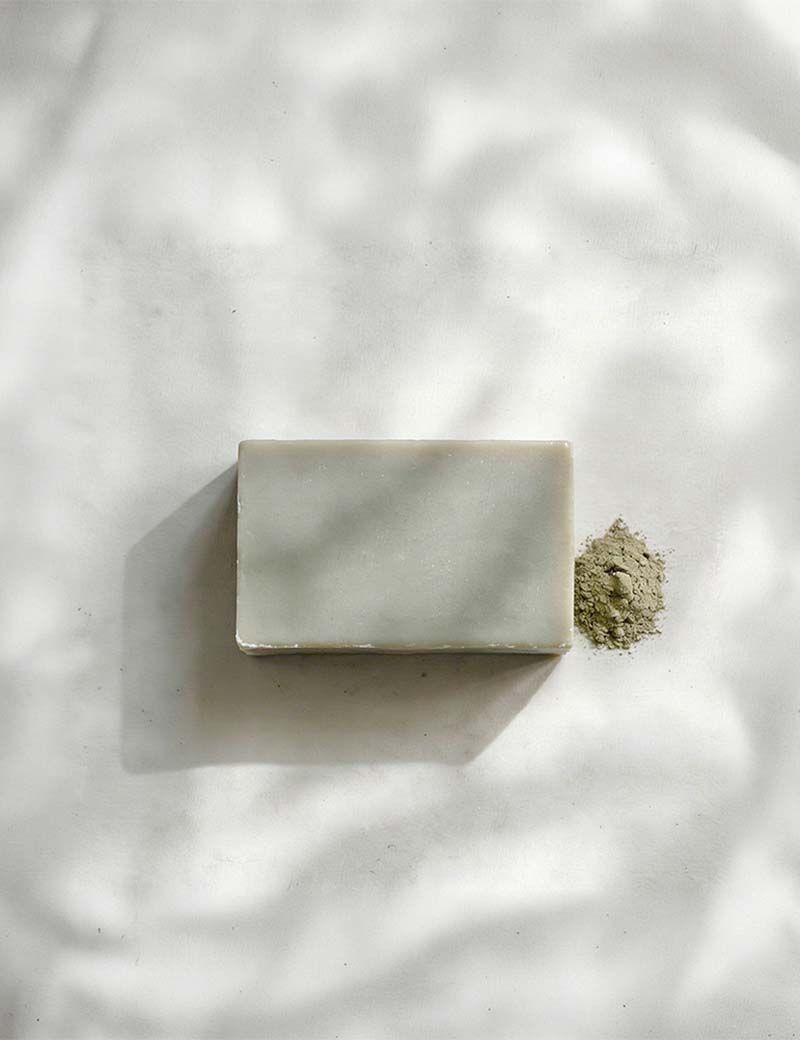 Seife aus grüner Tonerde und Olivenöl, 100 g
