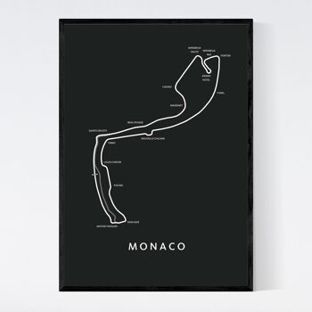 Monaco - F1 - Carte Noire - B2 - Poster encadré 1