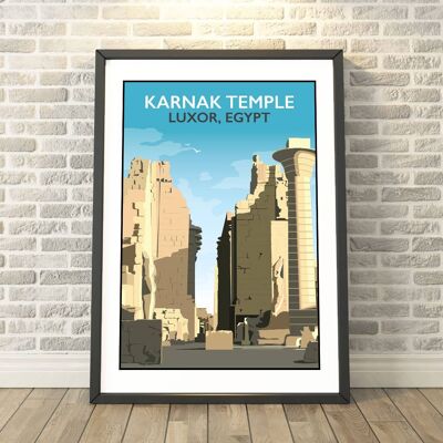 Karnak Temple, Luxor, Egypt Print__A4