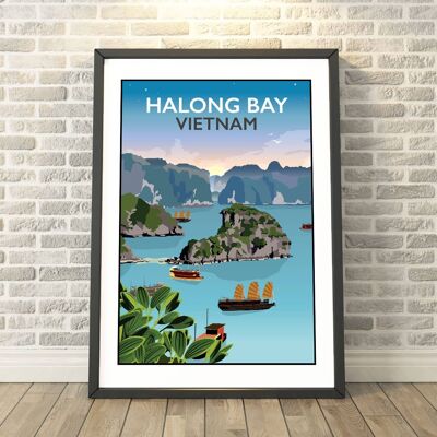 Halong Bay, Vietnam Print__A4