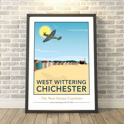 West Wittering, Chichester Print__A4