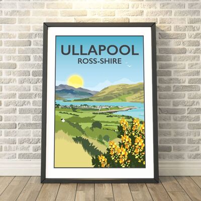 Ullapool, Ross Shire, Scotland Print__A4