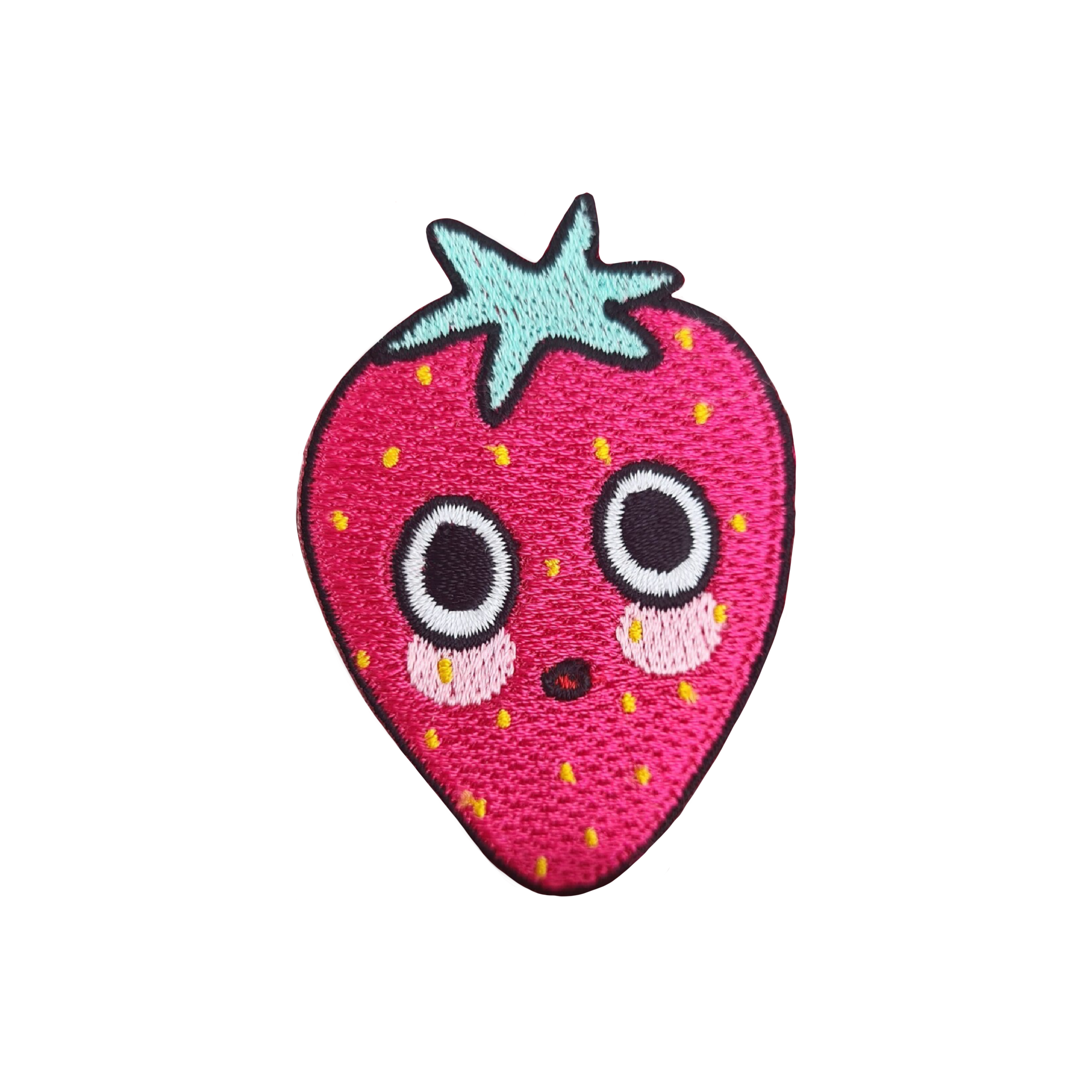 Kawaii Strawberry Iron-On Patch