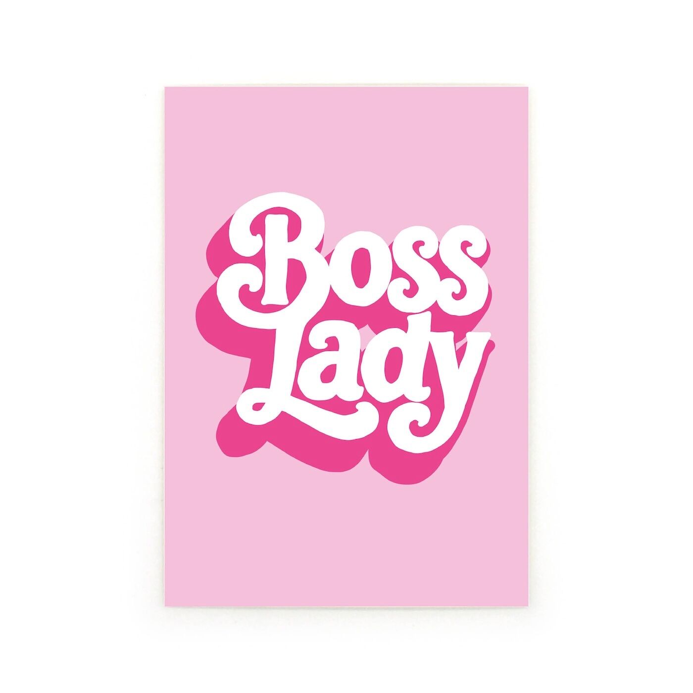 Carte postale Boss Lady Quartier Libre