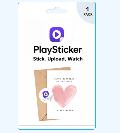 PlaySticker – 1 QR-Sticker