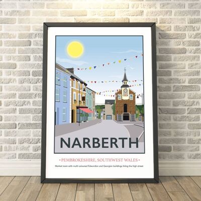Narberth, Pembrokeshire Print__A4
