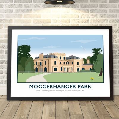 Moggerhanger House, Bedfordshire Print__A4