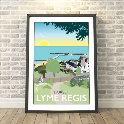 Lyme Regis, Dorset Print__A4