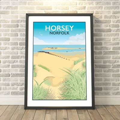 Horsey Gap Seals, Norfolk Print__A4