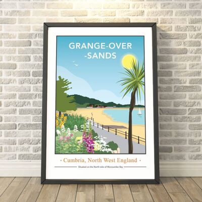 Grange Over Sands, Cumbria Print__A4