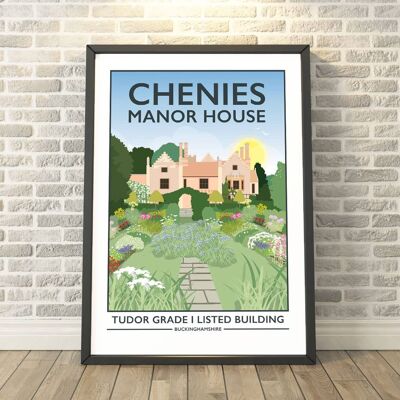 Chenies Manor, Buckinghamshire Print__A4