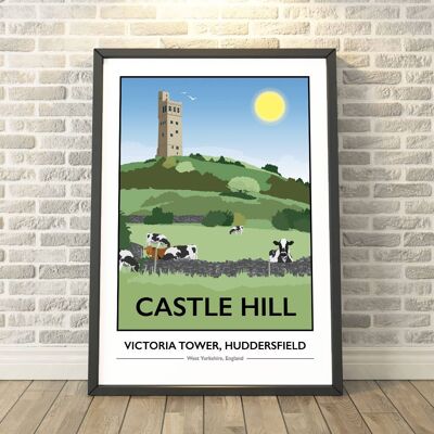 Castle Hill, Huddersfield Print__A4