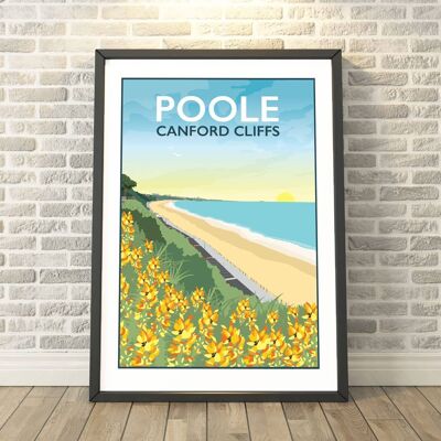Canford Cliffs, Poole, Dorset Print__A4