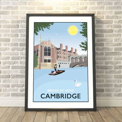 Bridge of Sighs, Cambridge Print__A4