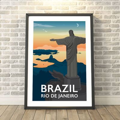 RIo de Janeiro, Brazil Print__A2