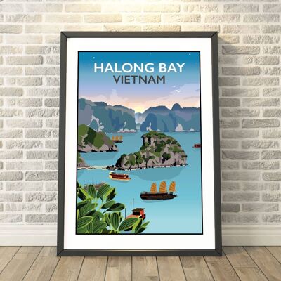 Halong Bay, Vietnam Print__A2