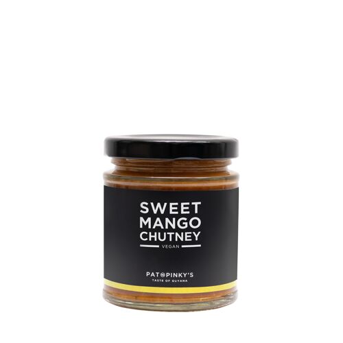 Pat and Pinky's Sweet Mango Chutney 190ml Jar