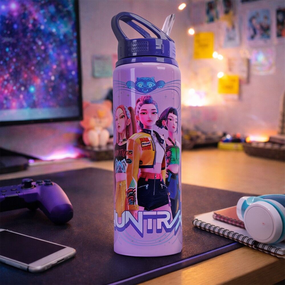 Gourde Flip Top KPop Demon Hunters Huntrix Violette 750 ml
