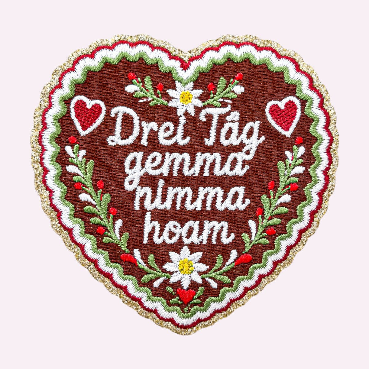 Sticker Lebkuchenherz Drei Tag