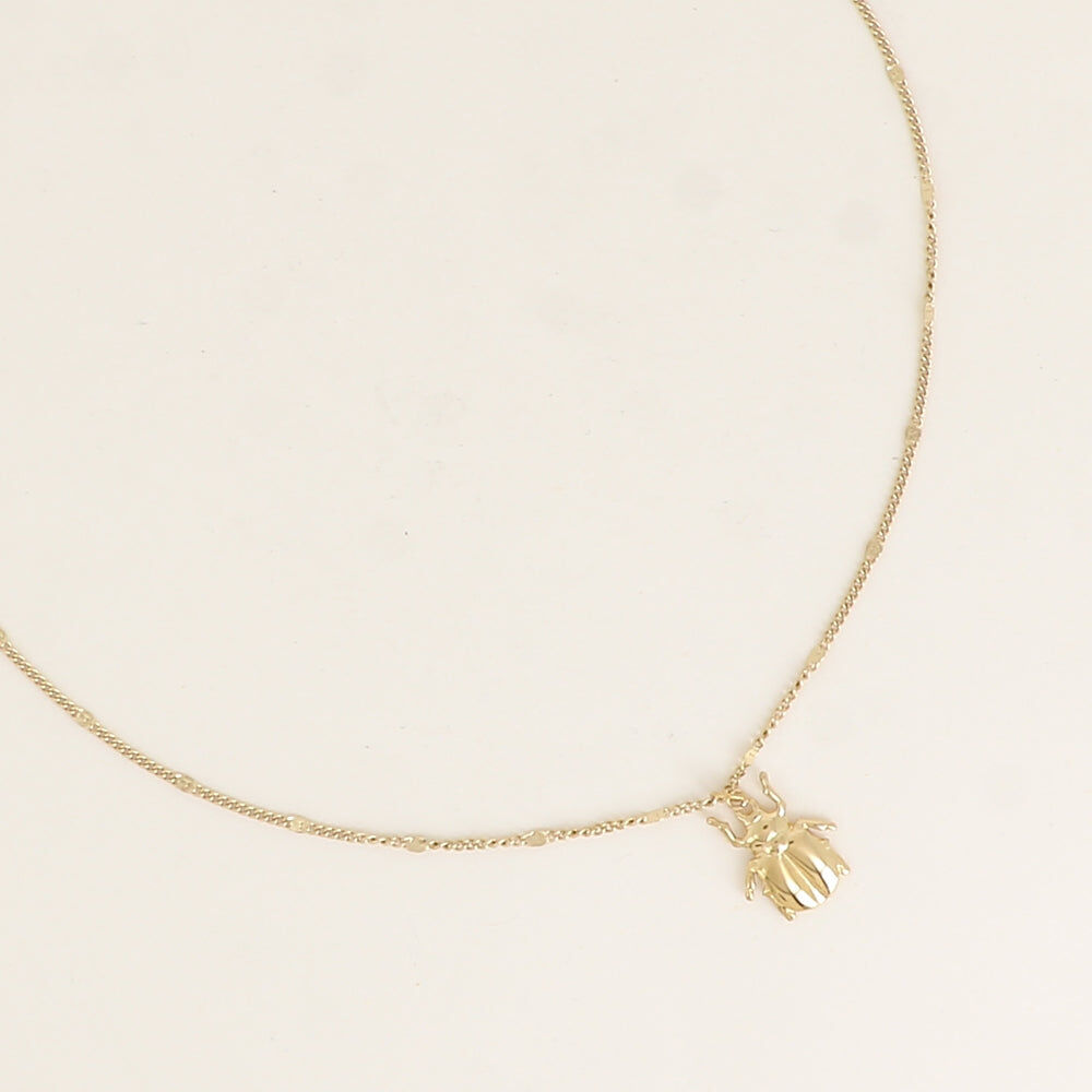 Collier - pendentif scarabée