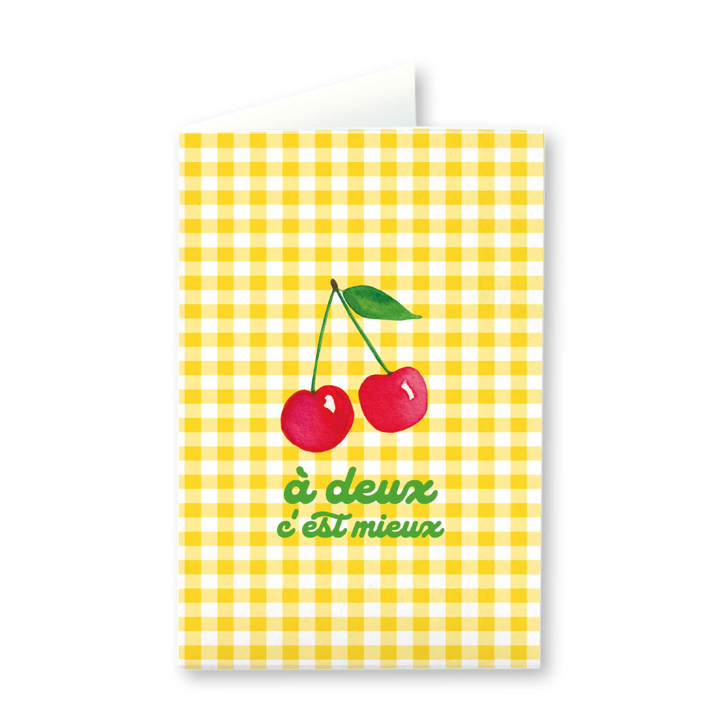 Carte Cherry "À deux c'est mieux" Quartier Libre