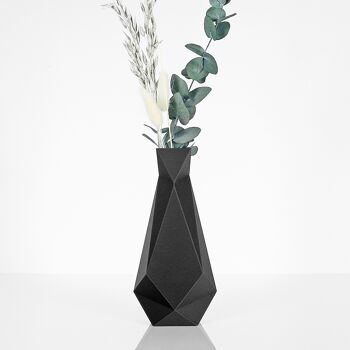Vase "TAKI" / Noir Mat 1
