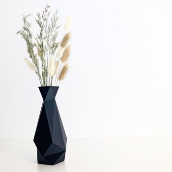 Vase "TAKI" / Noir Mat 2