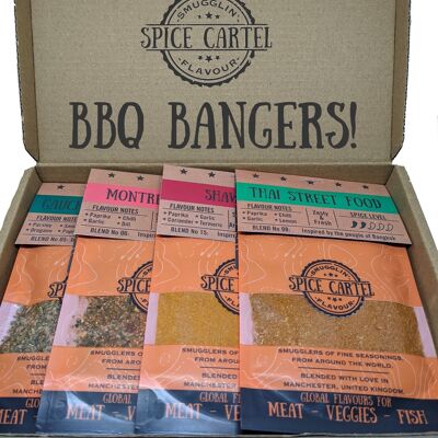 Barbecue Bangers Collection | Gift Boxed Rubs & Marinades for Seriously Tasty Barbecue