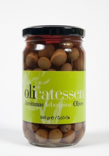 Olicatessen Arbequina Olives Bio 160gr