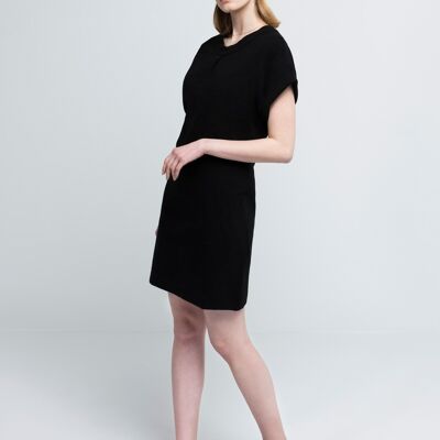 CAMILLE DRESS cotton black