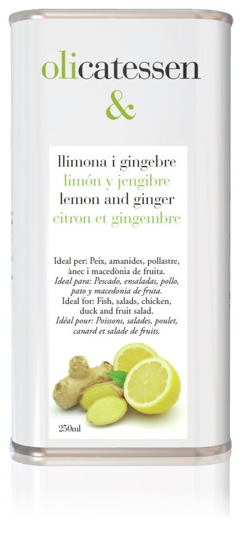 Condiment Olicatessen& lemon and Ginger Bio 0,250L