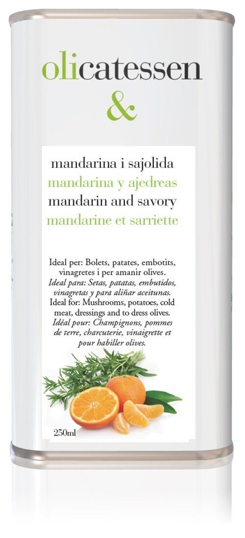 Condiment Olicatessen& Mandarin and Savory Bio 0,250L