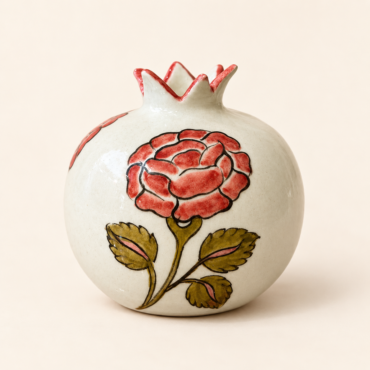 Pomegranate Vase/Candle Holder (Pink)