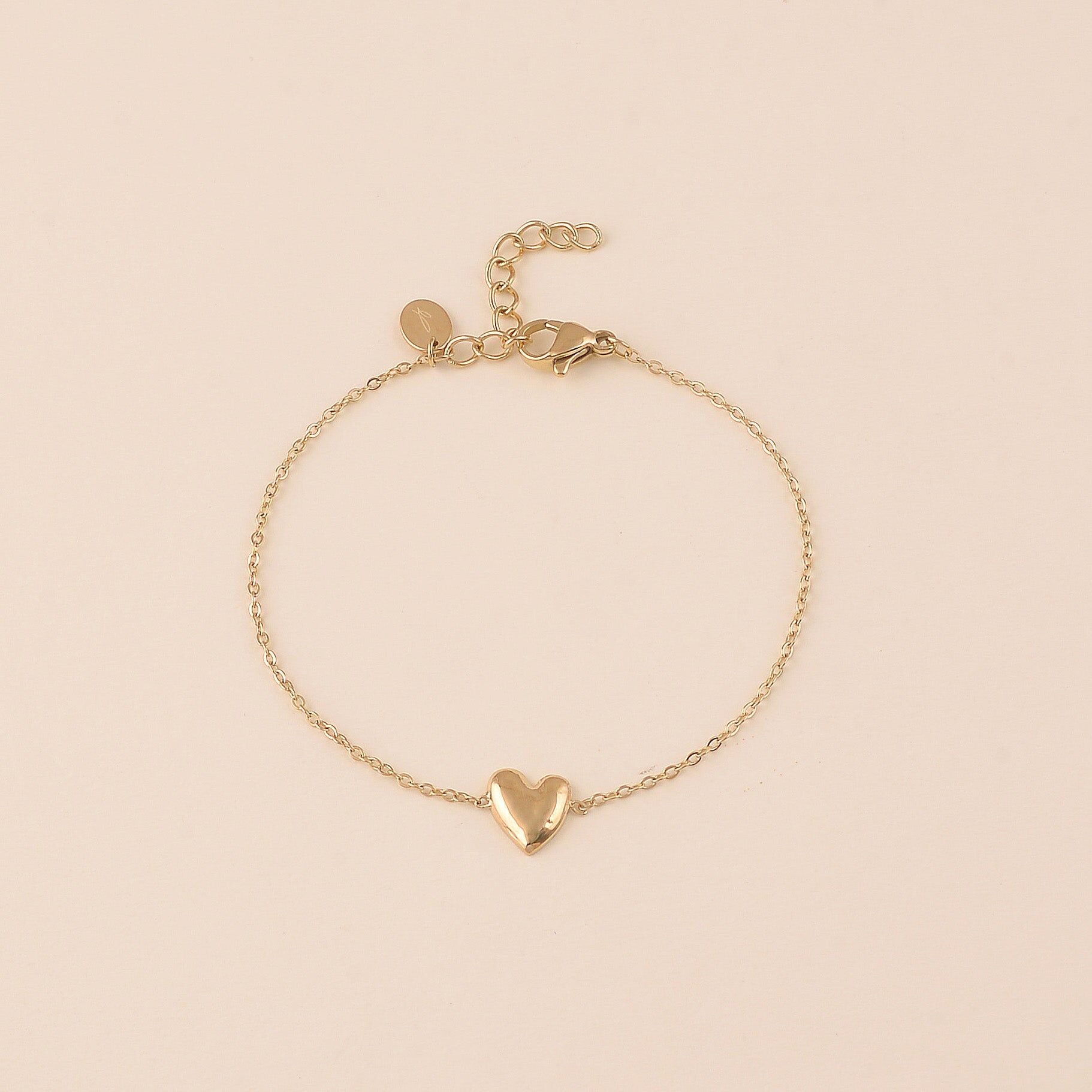 Bracelet - pendentif coeur