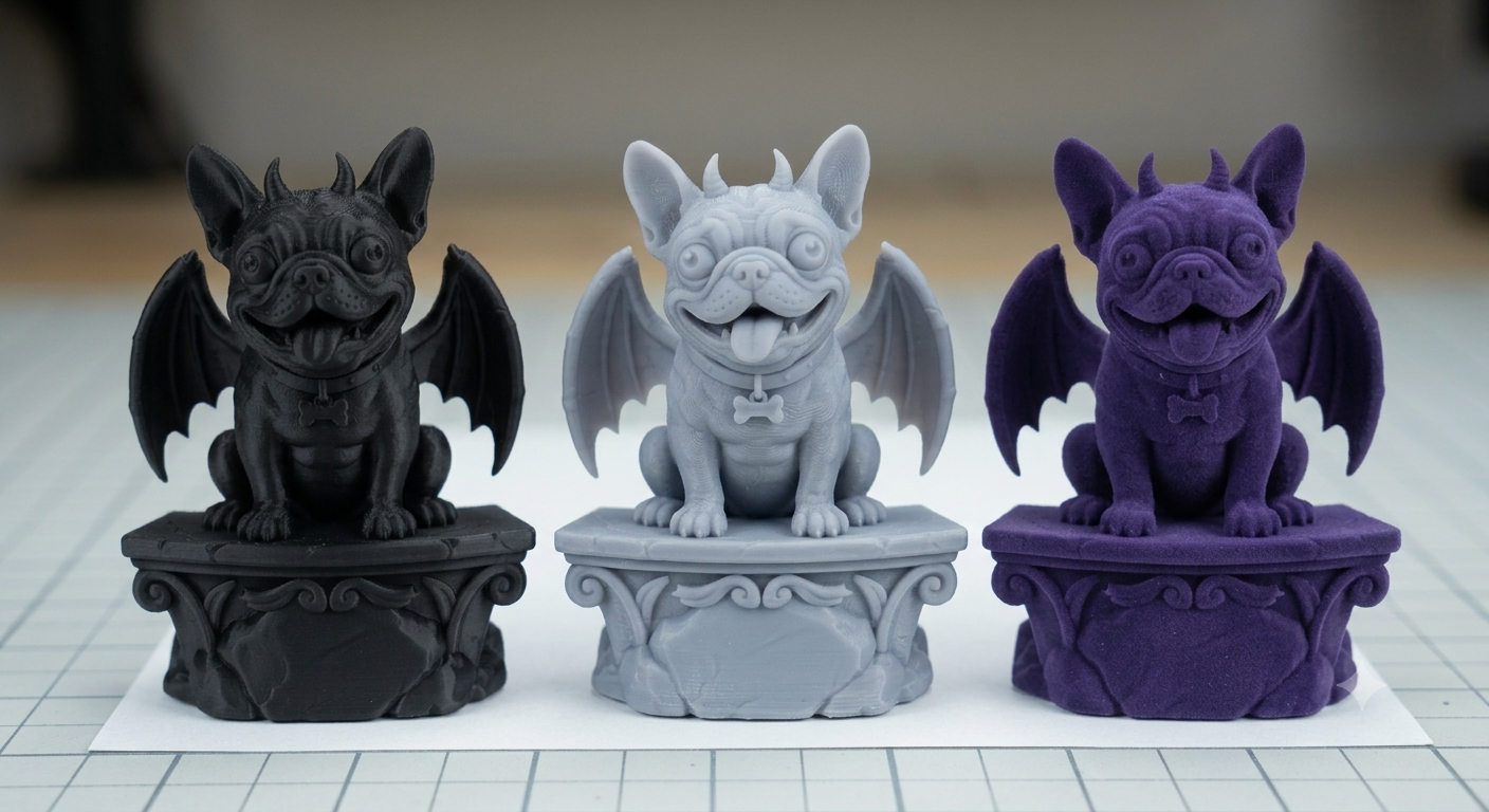 Funny Gargoyle Frenchie Figurine | 18cm Chaotic Edition