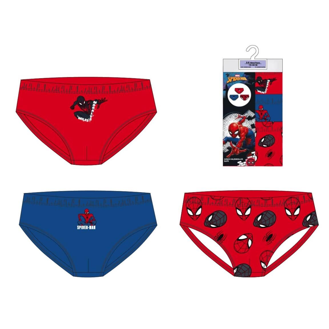PACK CALZONCILLOS 3 PIEZAS SPIDERMAN - 2900003641