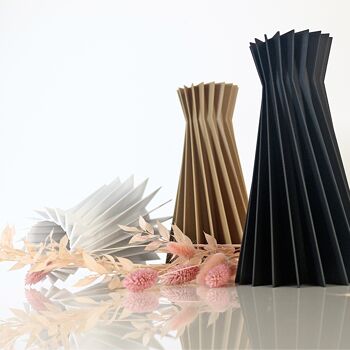 Vase "TANK" / Noir Mat 4
