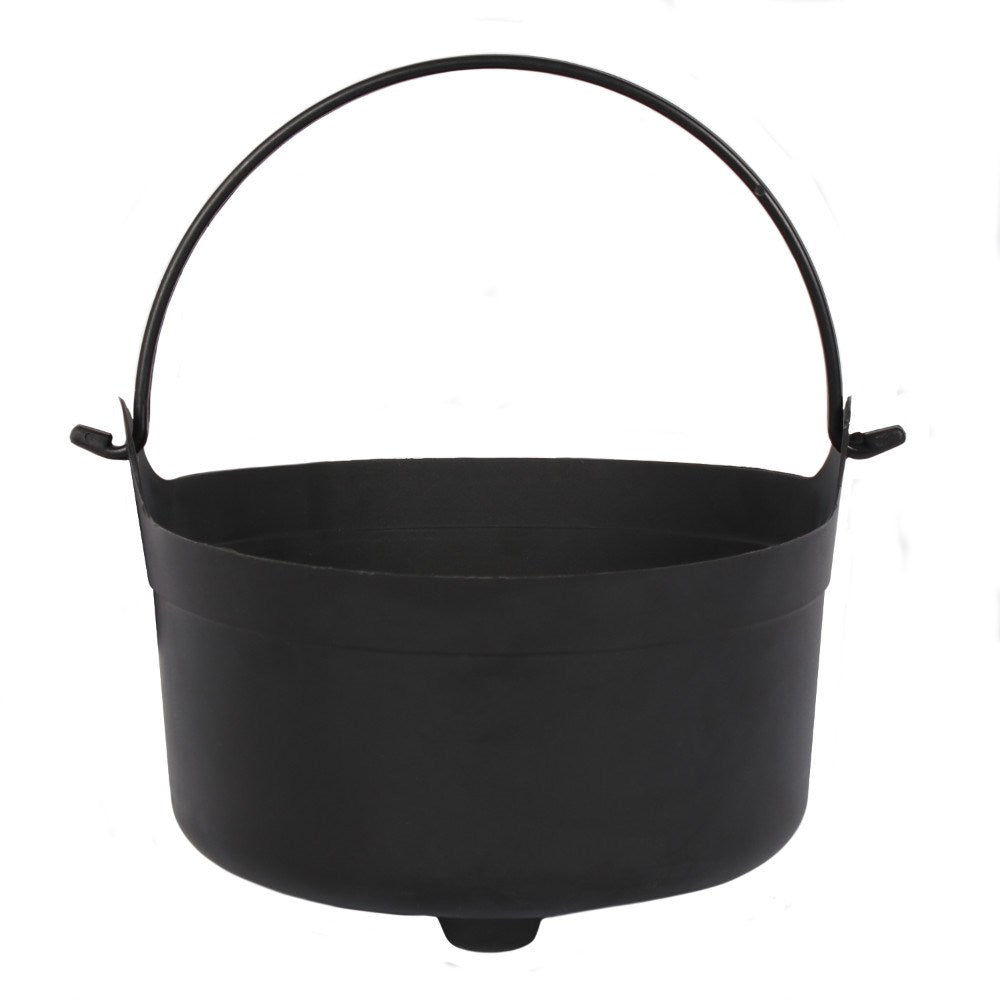 9in Plastic Cauldron with Handle