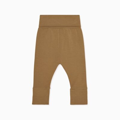 Everyday unfooted pants caramel