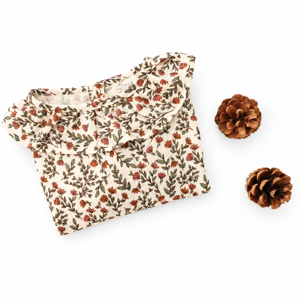 TERRACOTTA FLORAL BLOUSE